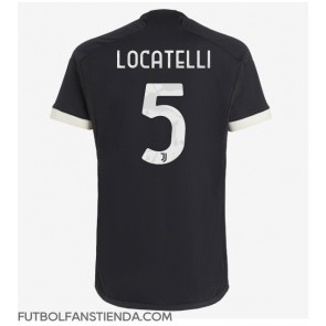 Juventus Manuel Locatelli #5 Tercera Equipación 2023-24 Manga Corta